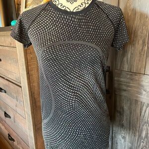 Lululemon Black Top with Colorful Dots